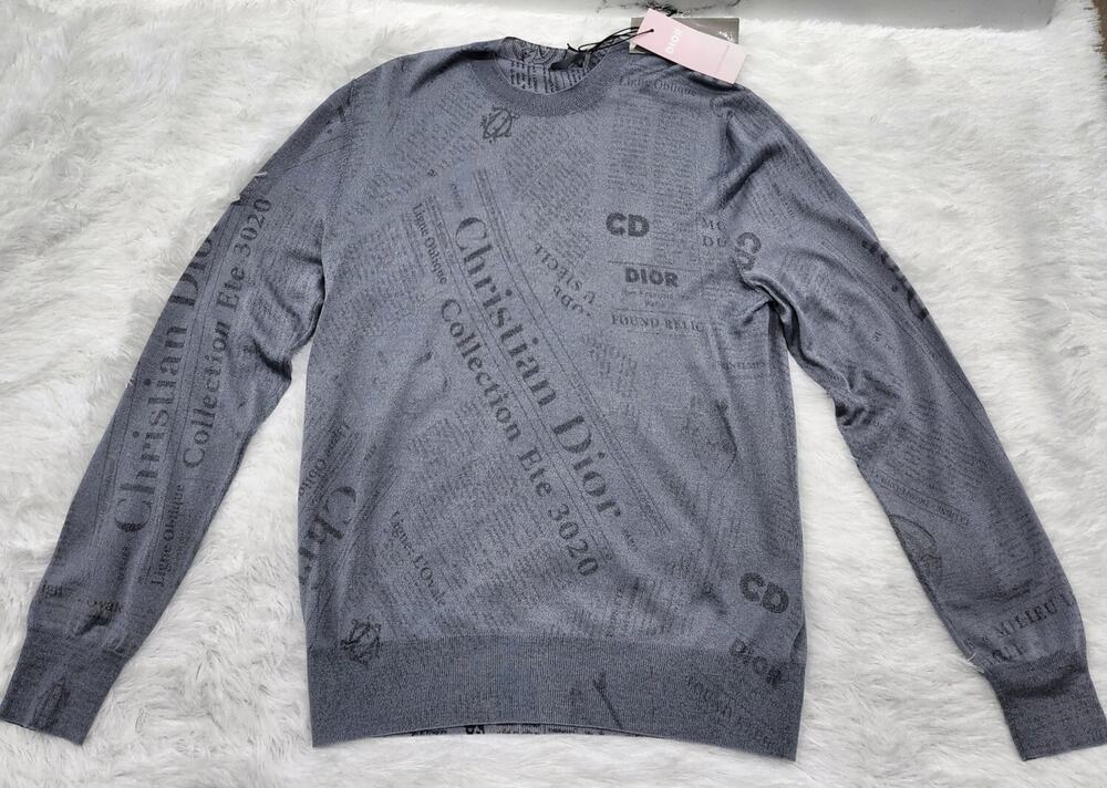 DIOR X Daniel Arsham 'Collection Ete 3020' Long Sleeve Knit Top
